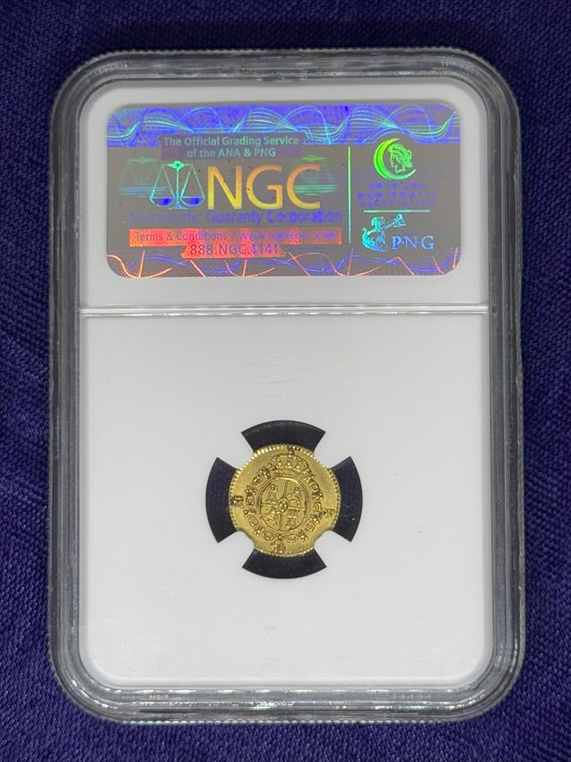 Spain Charles III Gold 1/2 Escudo 1786 M DV
