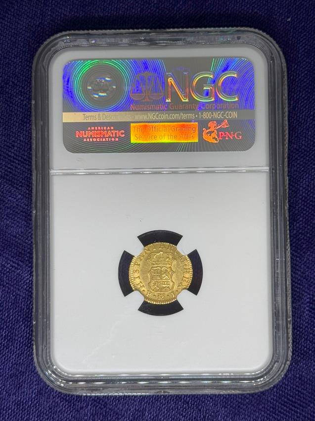 Spain Charles III Gold 1/2 Escudo 1765 M JP