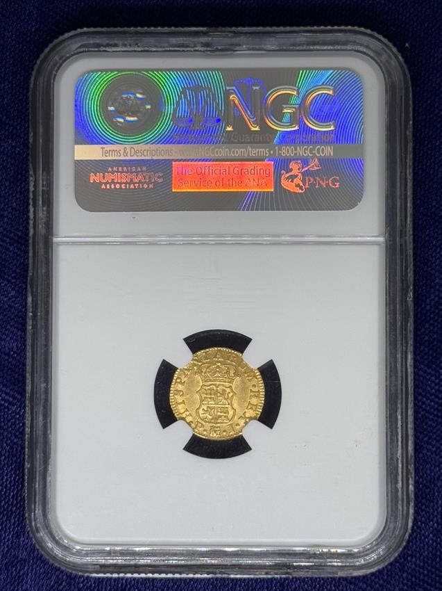 Spain Charles III Gold 1/2 Escudo 1767 M JP