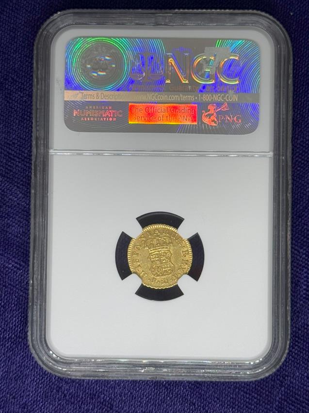 Spain Charles III Gold 1/2 Escudo 1761 M JP