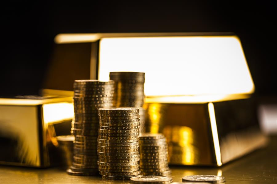 Assortment of gold bullion