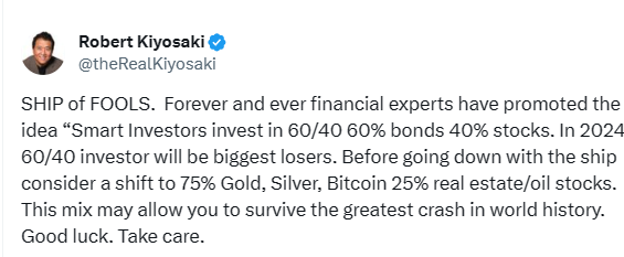 Kiyosaki on X