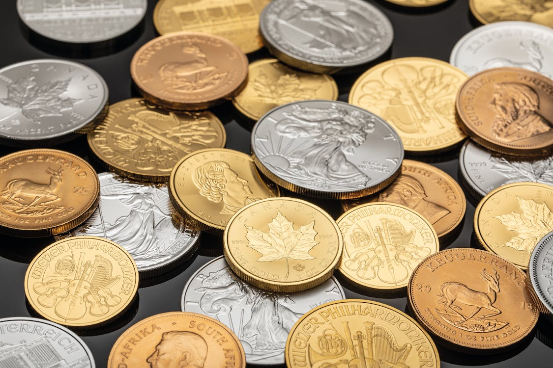 gold and silver coin collection