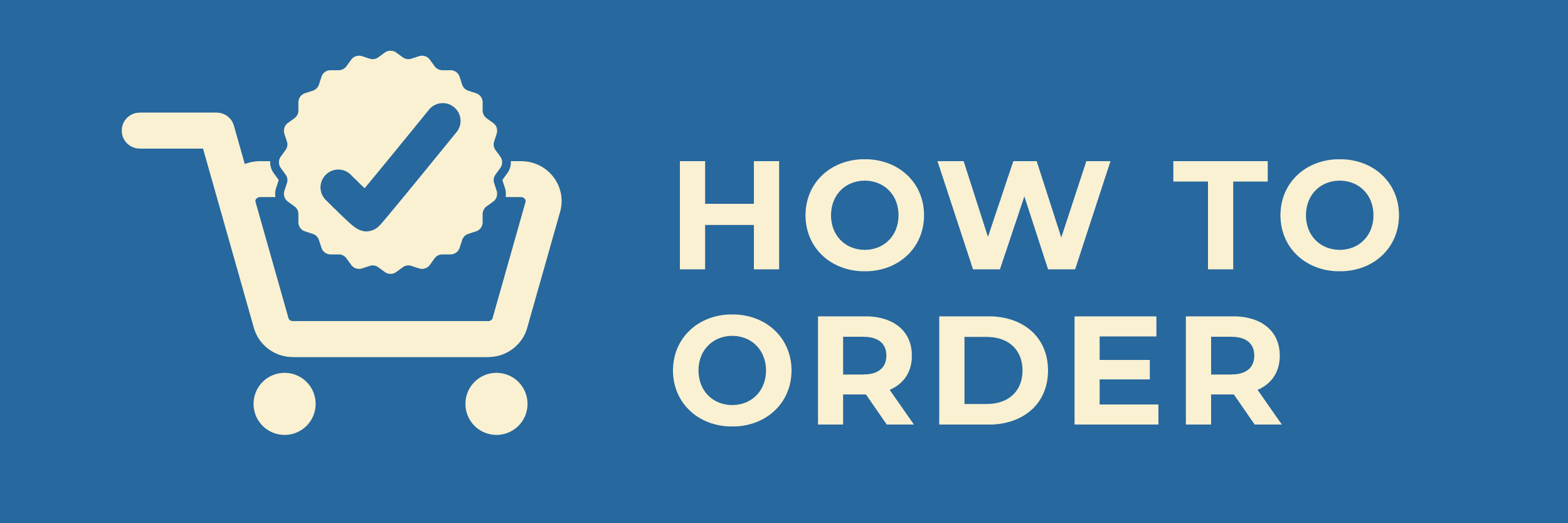 How to Order Banner