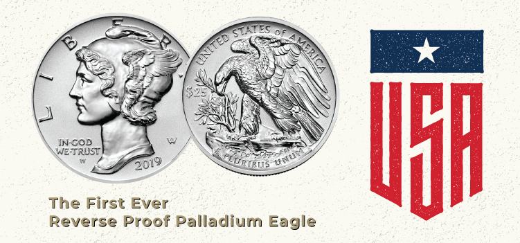 2019 Reverse Proof Palladium Eagle Header