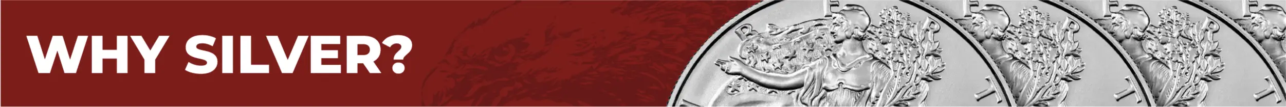 Red Background with Silver Coins