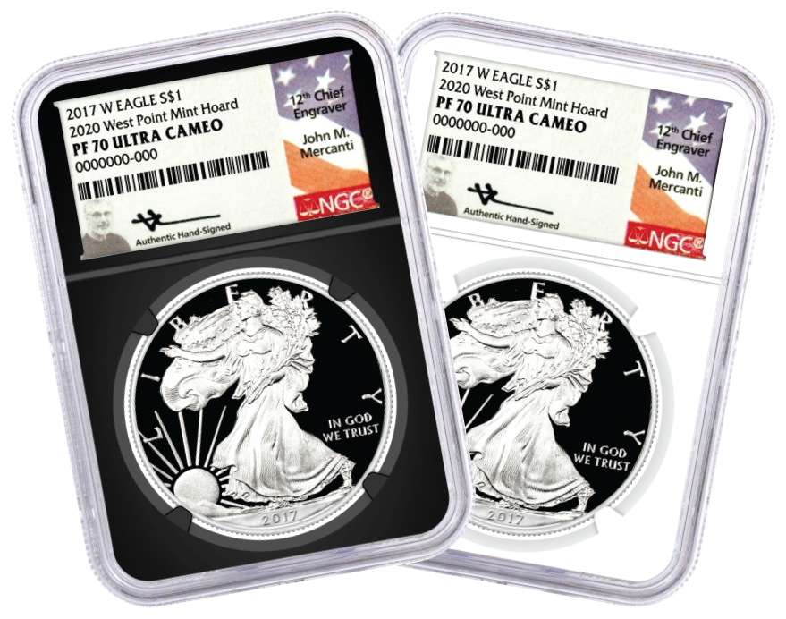 2017 Silver Eagle Proof - 2020 West Point Hoard