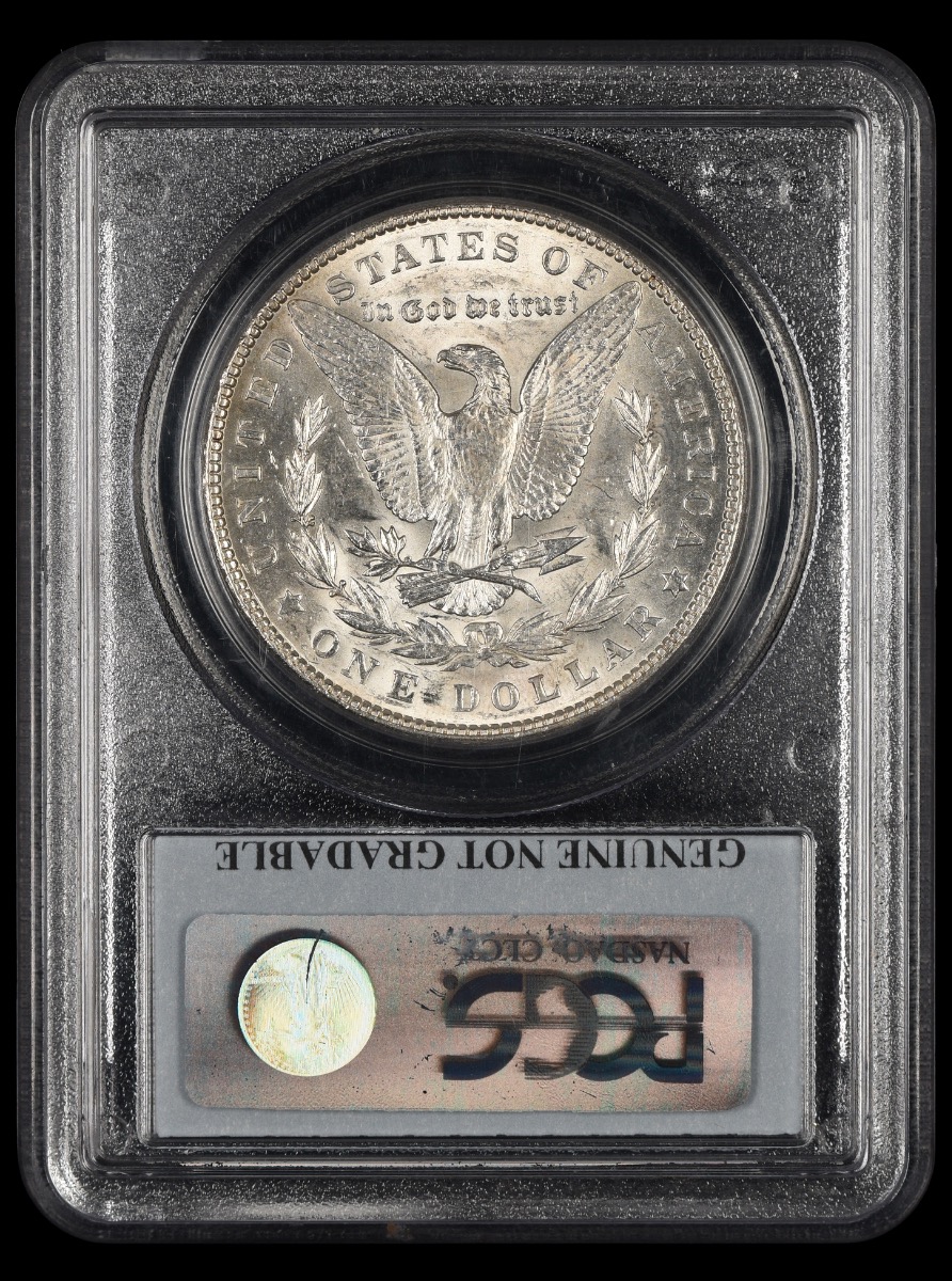 1900 $1 VAM 18 Two Olive Reverse PCGS Genuine Hot 50 Genuine