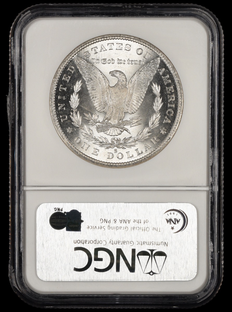 1880 S $1 NGC MS65 CAC MS65 CAC