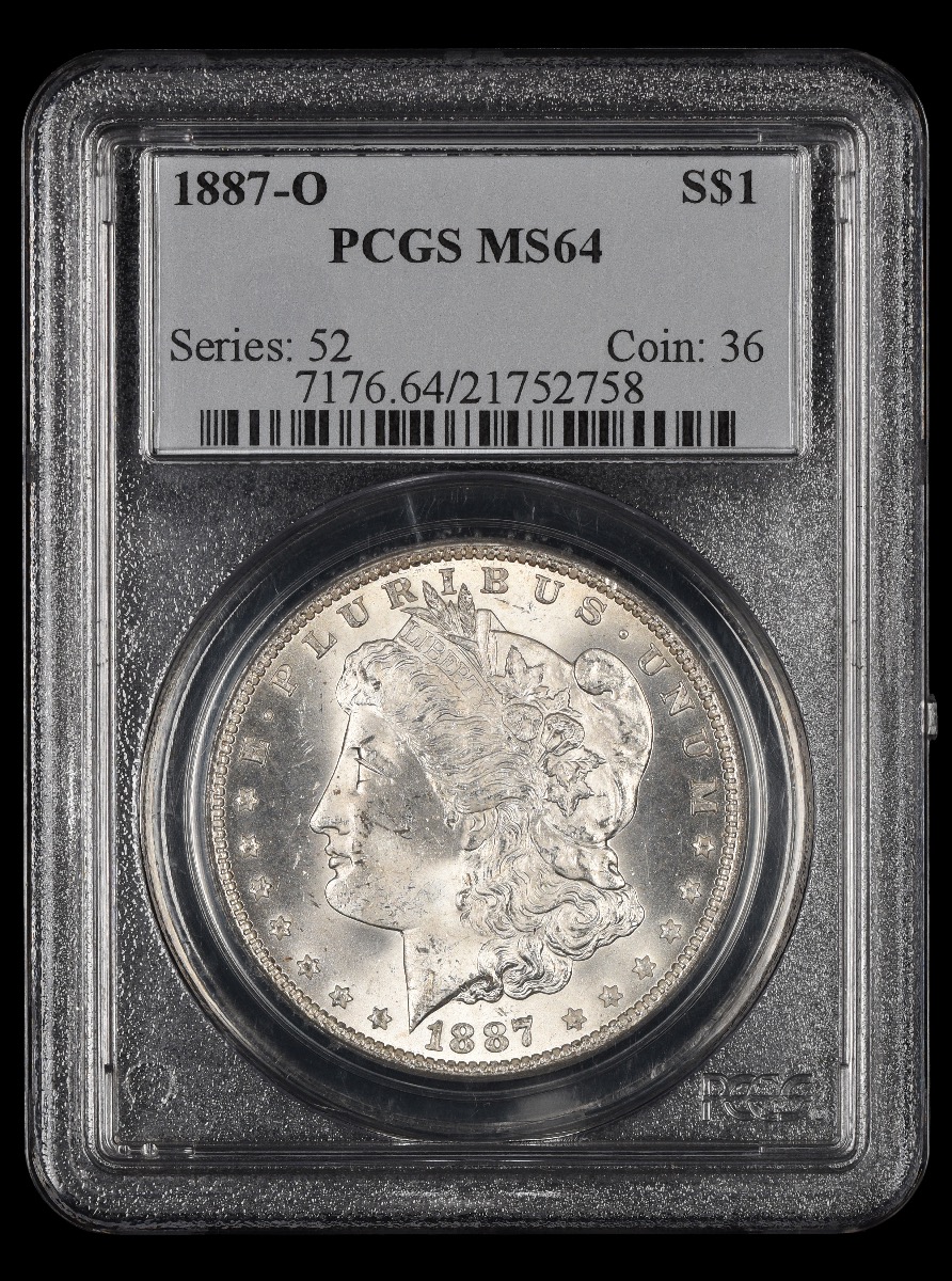 1887 O $1 PCGS MS64 MS64
