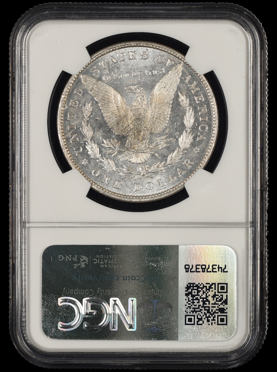 1878 8TF $1 NGC MS63 VAM-23 DDO Lips Top 100 Bill Fivaz Signature Label MS63