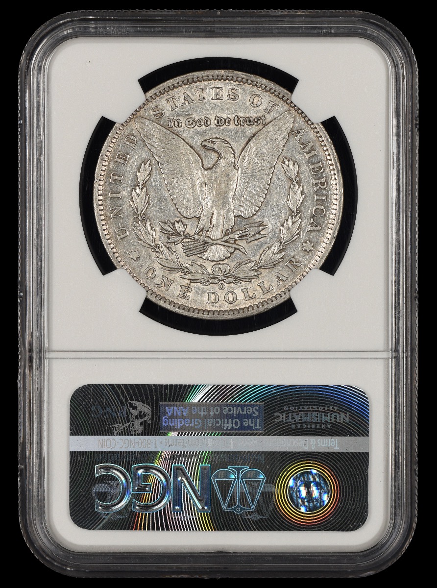 1891 O $1 NGC AU50 50
