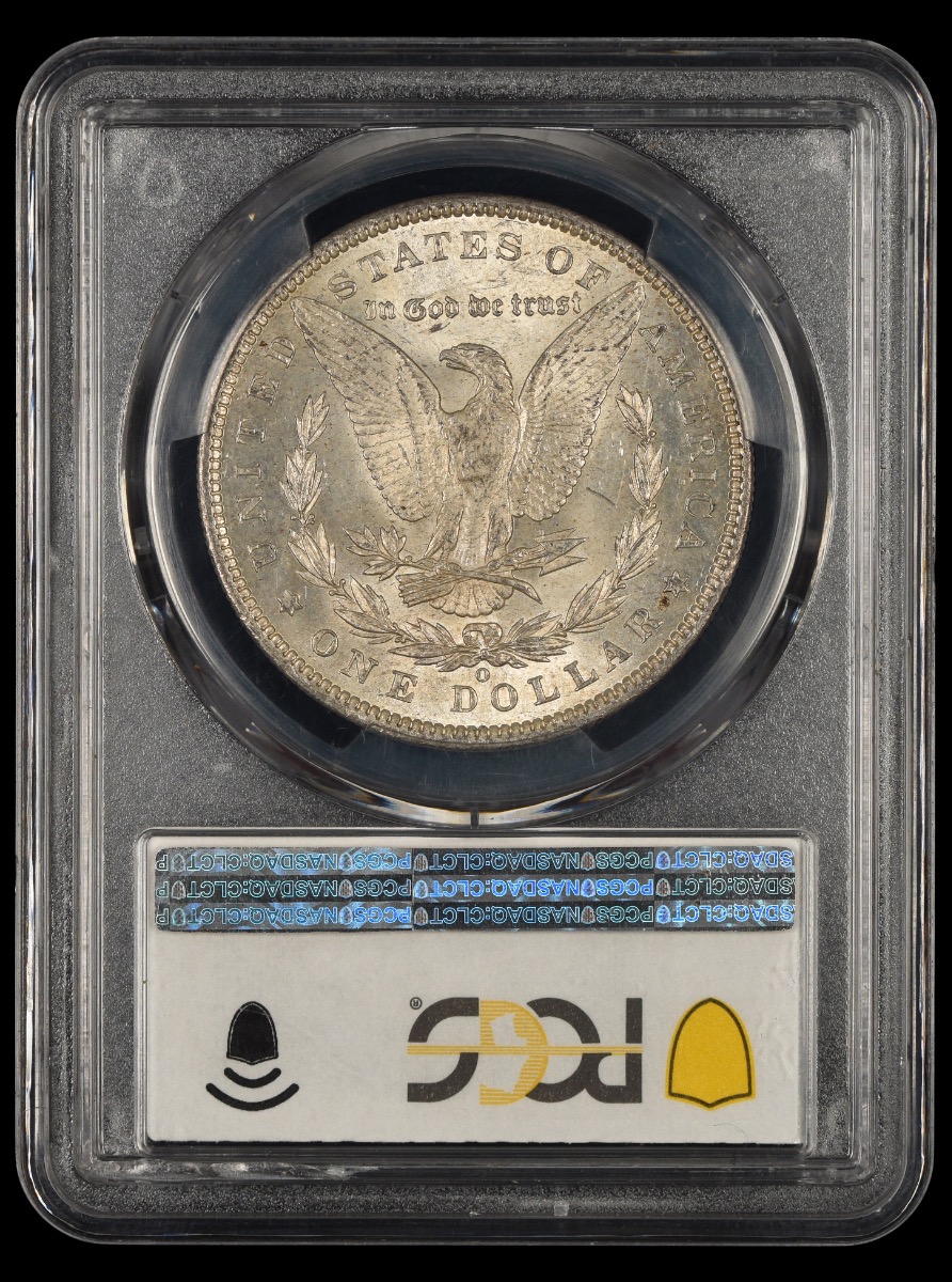 1887 O $1 VAM 2 Double 1 Tripled 7 PCGS MS63 Top 100 MS63