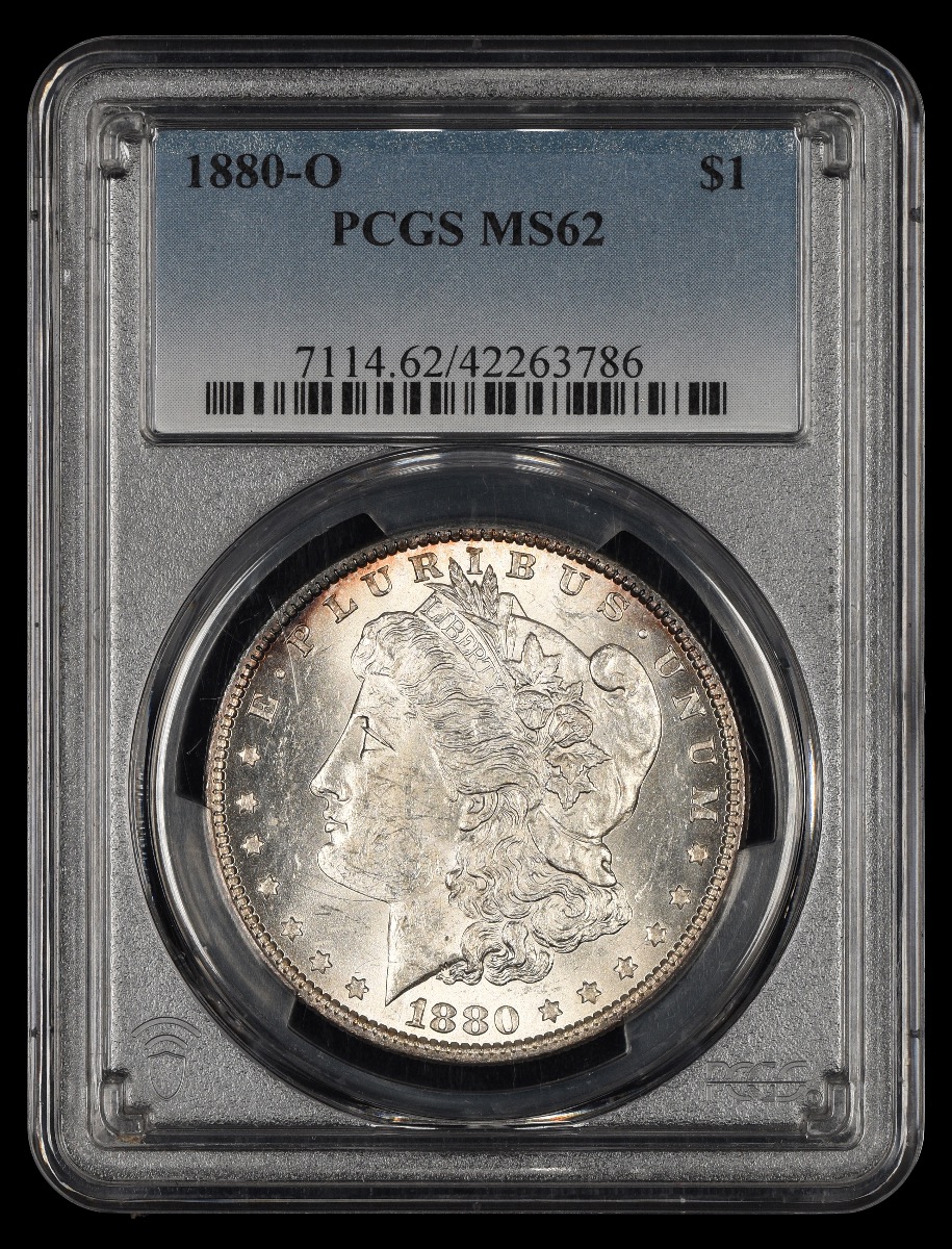 1880 O $1 PCGS MS62 MS62