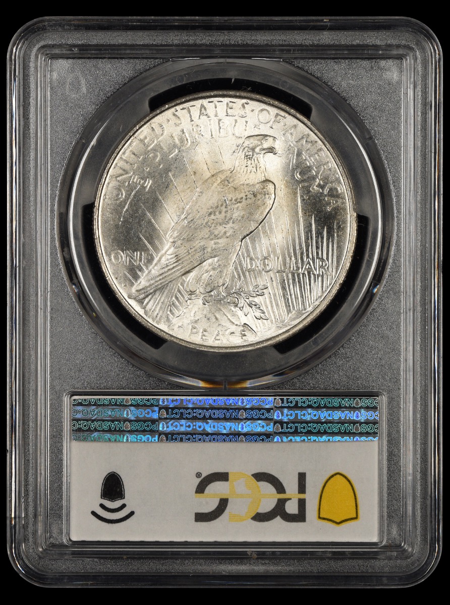 1923 D $1 PCGS MS62 MS62