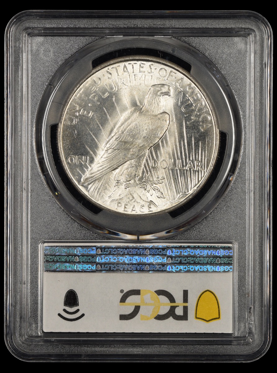 1923 D $1 PCGS MS62 MS62