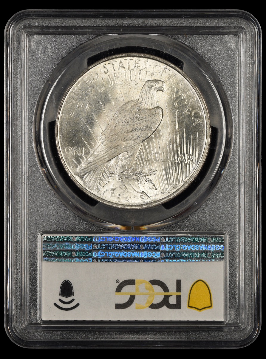 1923 D $1 PCGS MS62 MS62