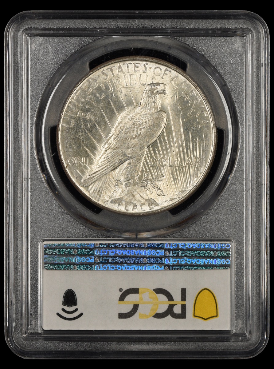 1923 D $1 PCGS MS62 MS62