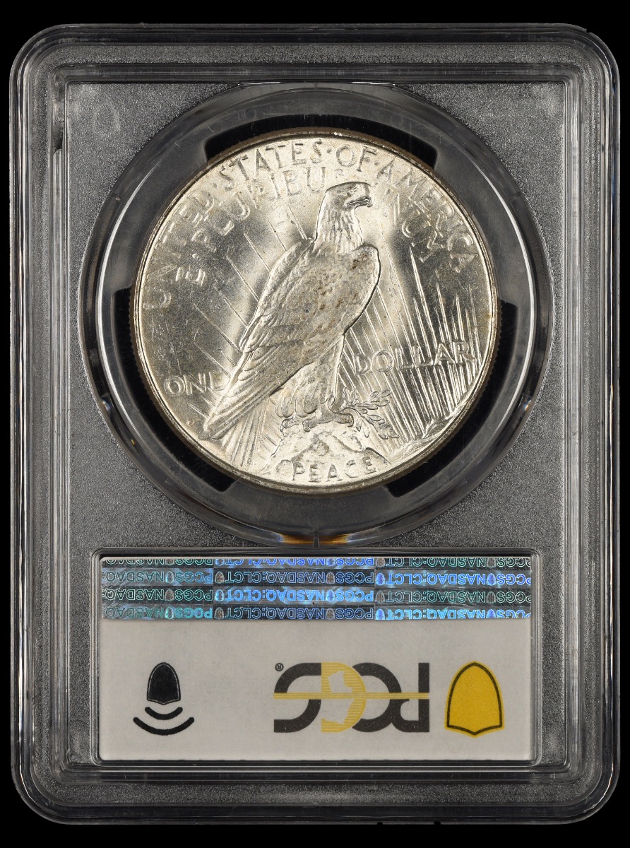1923 D $1 PCGS MS62 MS62