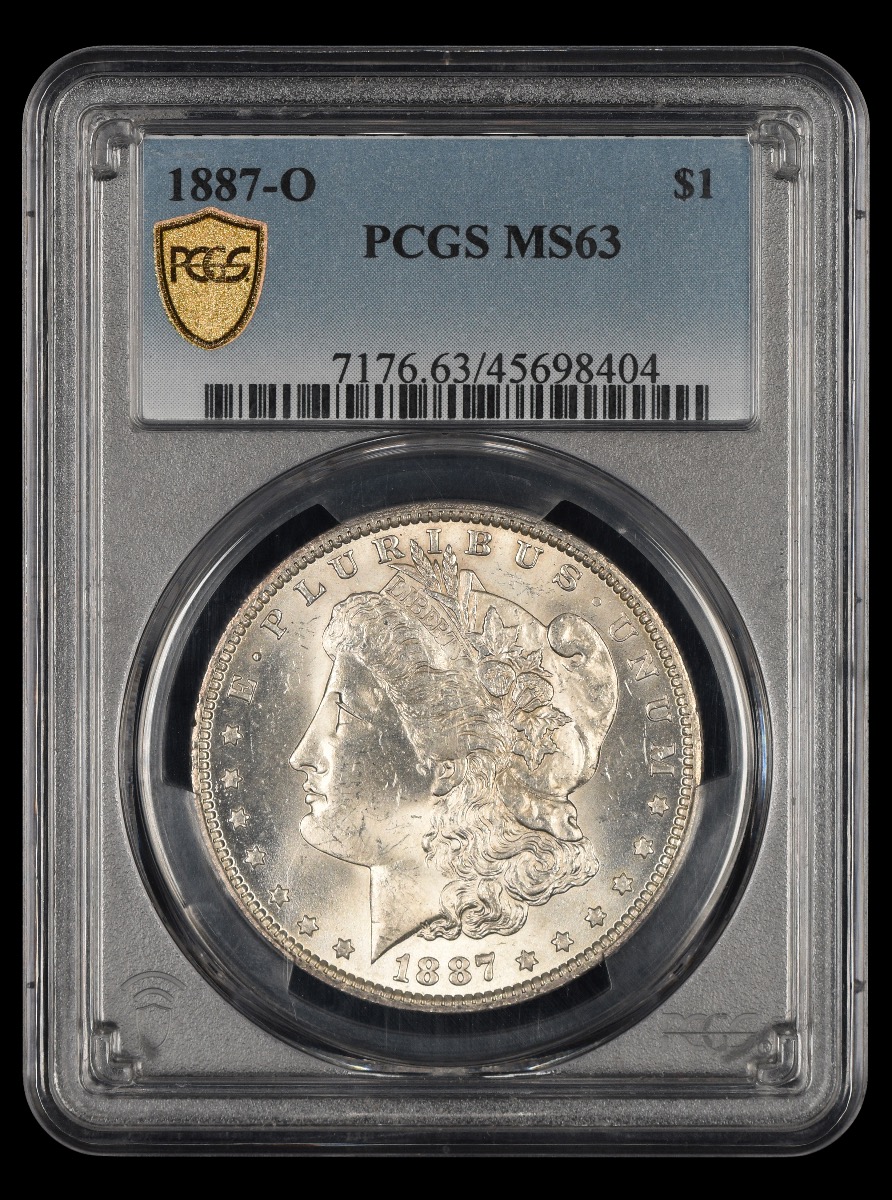 1887 O $1 PCGS MS63 63