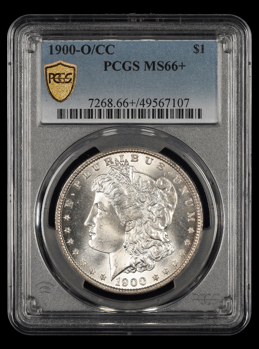 1900 O/CC $1 PCGS MS66+ MS66+