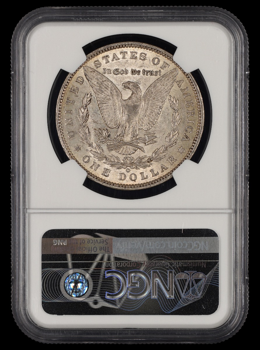 1889 O $1 NGC AU58 58