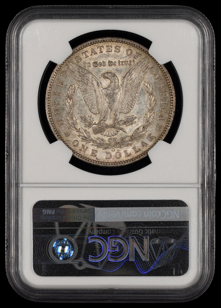 1893 O $1 NGC AU58 58