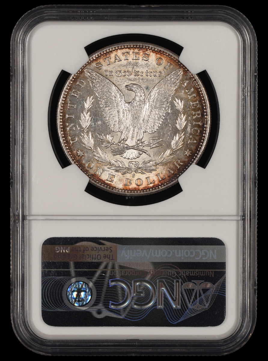 1884 S $1 NGC AU58 AU58