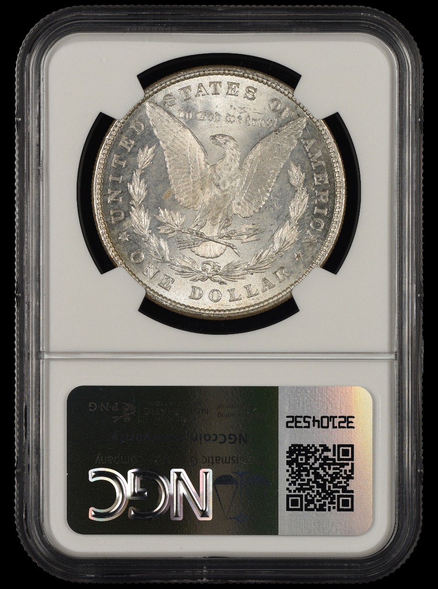 1878 8TF $1 NGC MS64 VAM-18 Bill Fivaz Signature Label 64