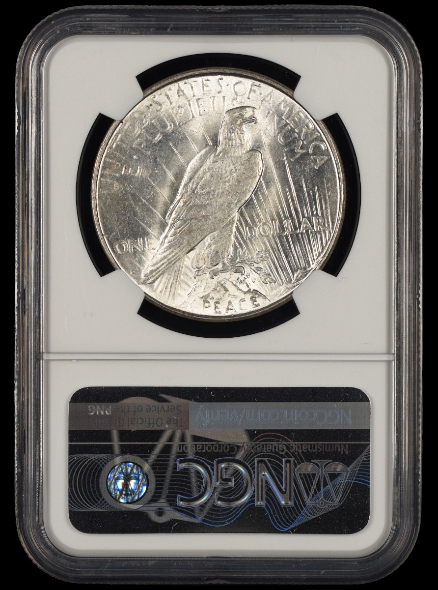 1923 D $1 NGC MS62 MS62