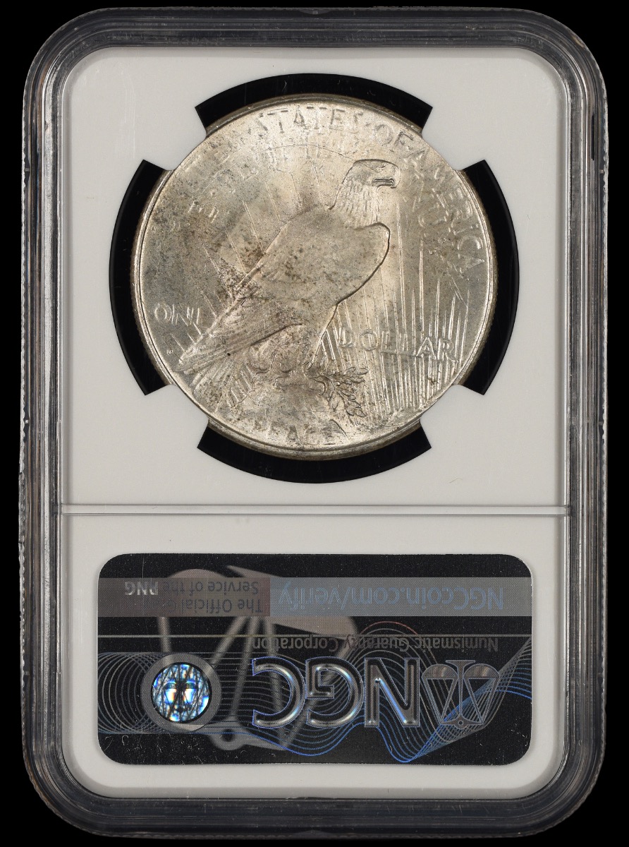 1923 D $1 NGC MS62 MS62