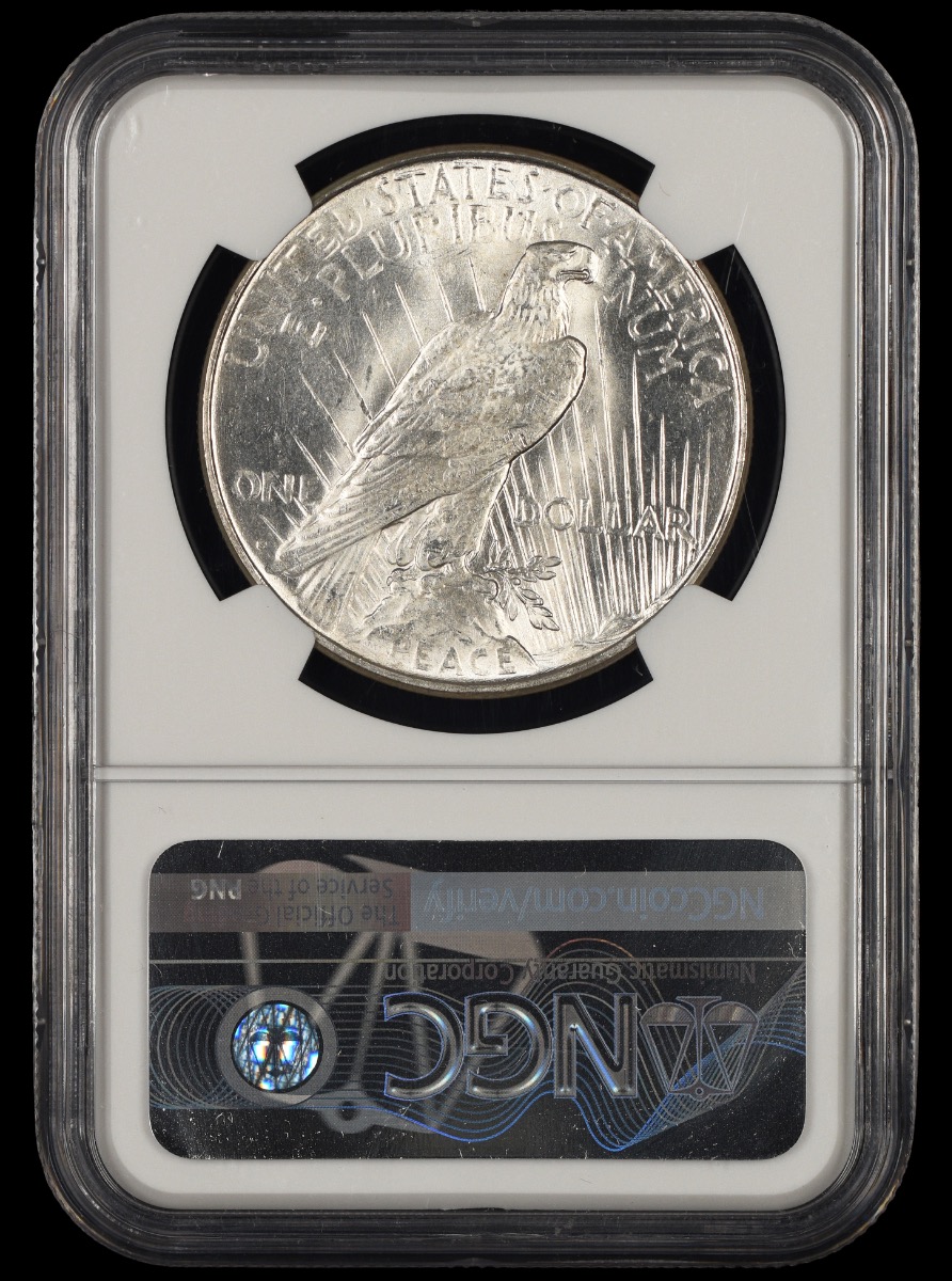 1923 D $1 NGC MS62 MS62