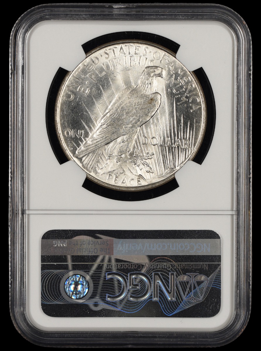 1923 D $1 NGC MS62 MS62