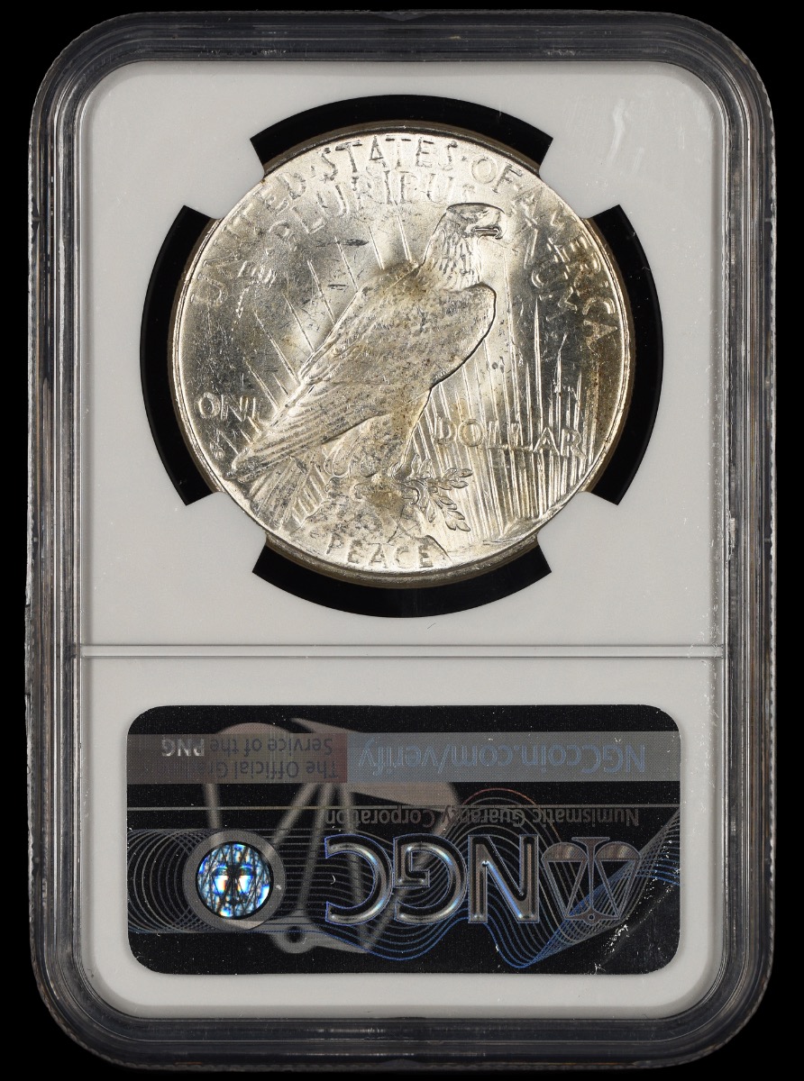 1923 D $1 NGC MS62 MS62