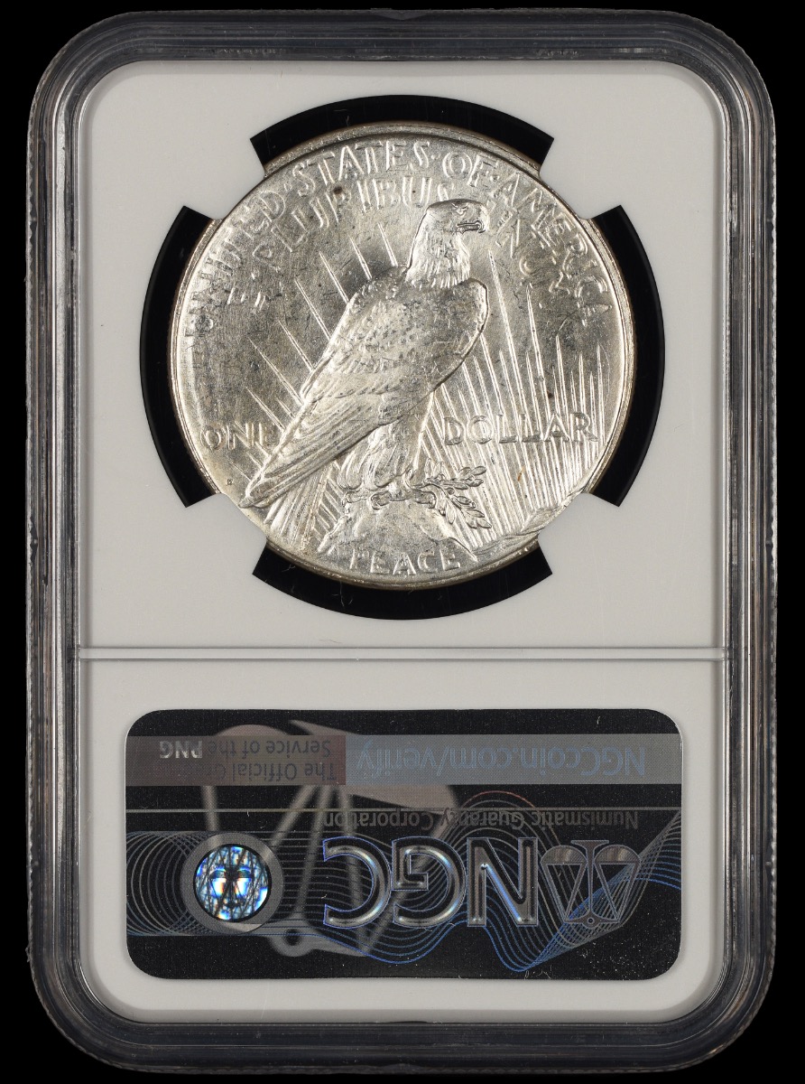 1923 D $1 NGC MS62 MS62