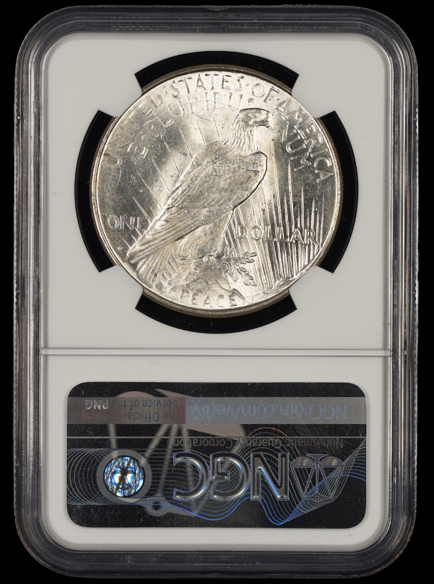 1923 D $1 NGC MS62 MS62