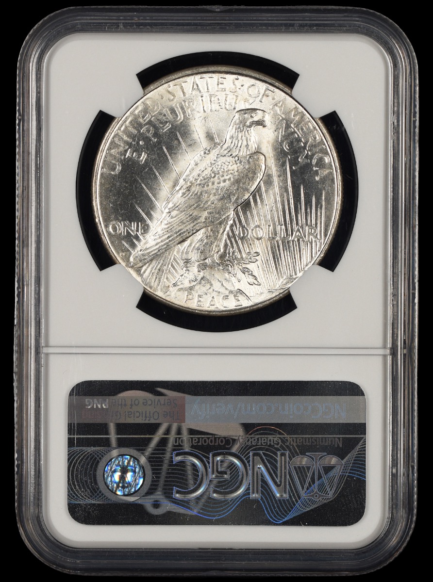 1923 D $1 NGC MS62 MS62
