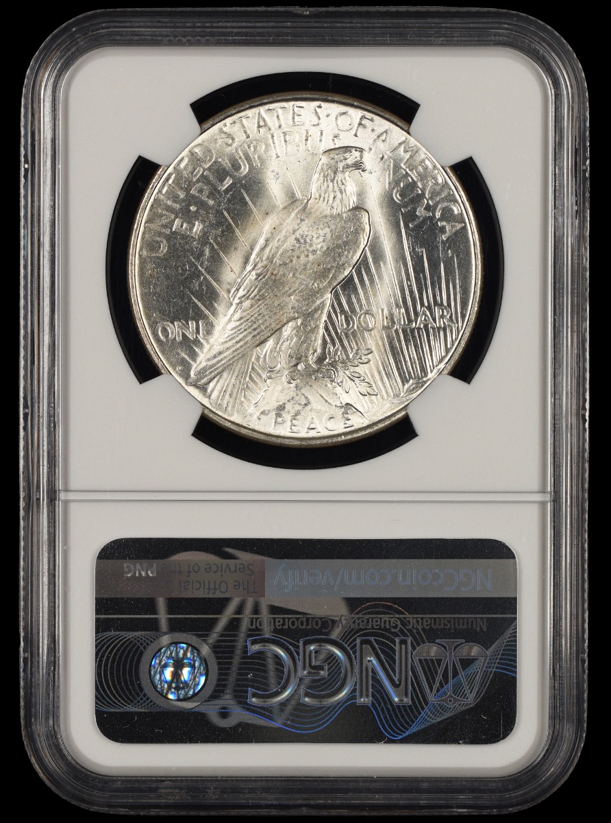 1923 D $1 NGC MS62 MS62