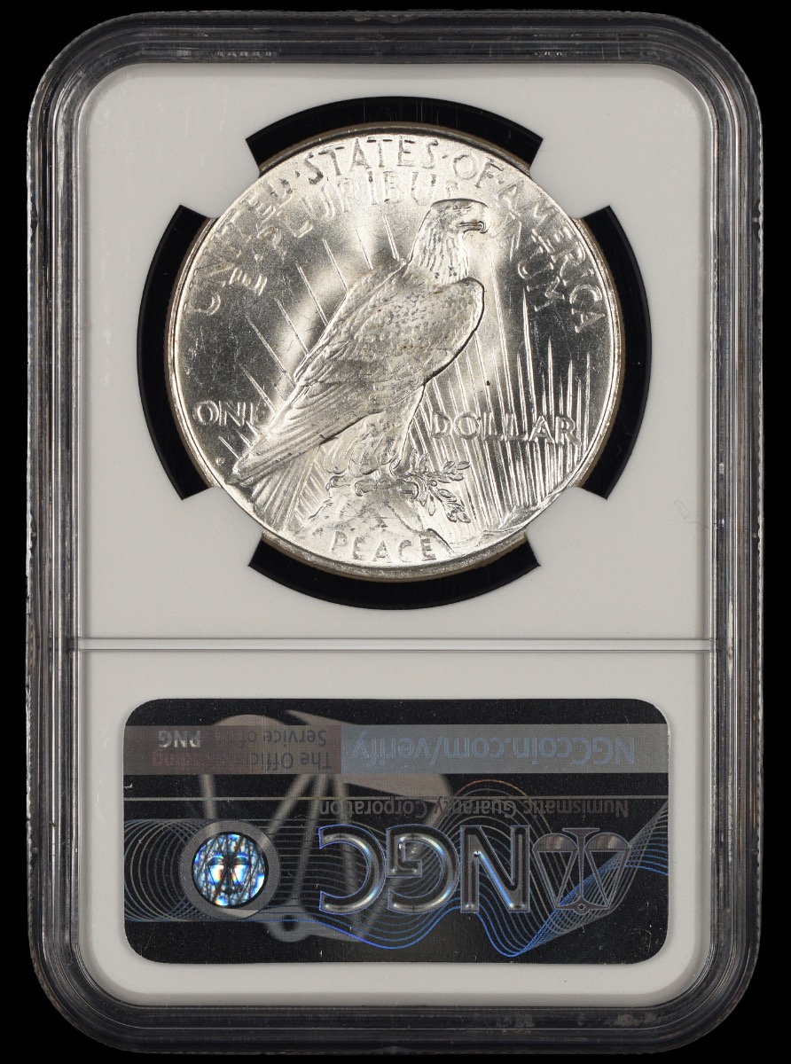 1923 D $1 NGC MS62 MS62