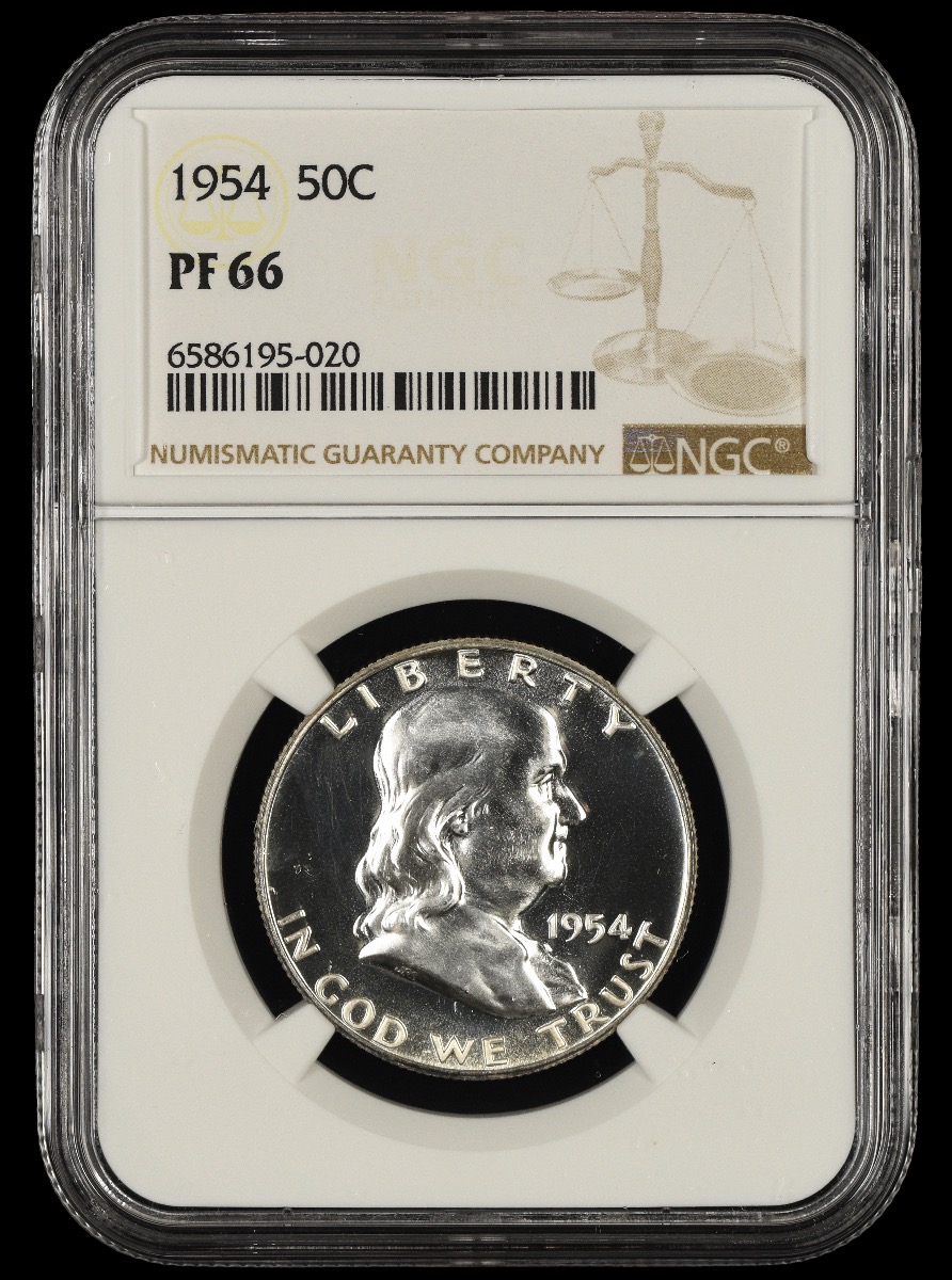 1954 50C NGC  PF66