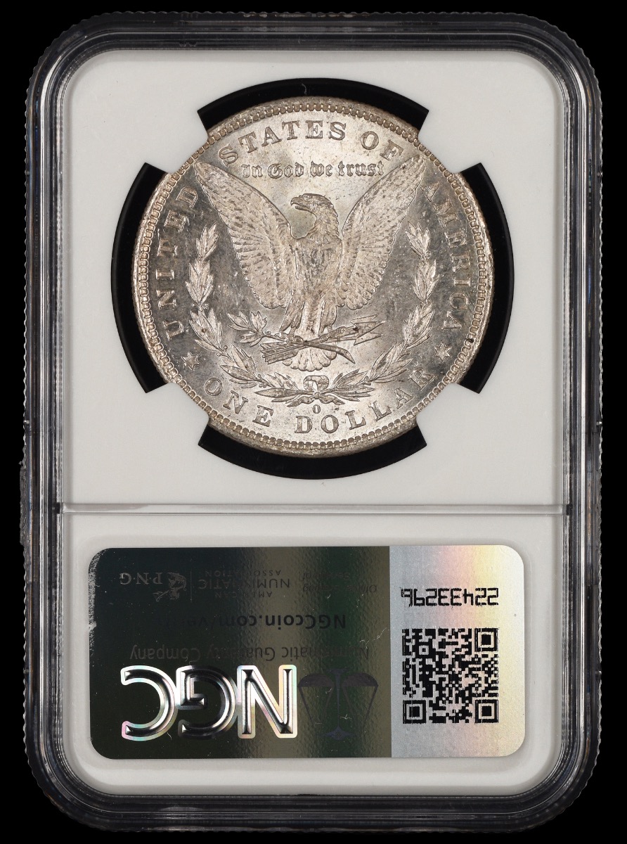 1881 O $1 NGC MS63 MS63