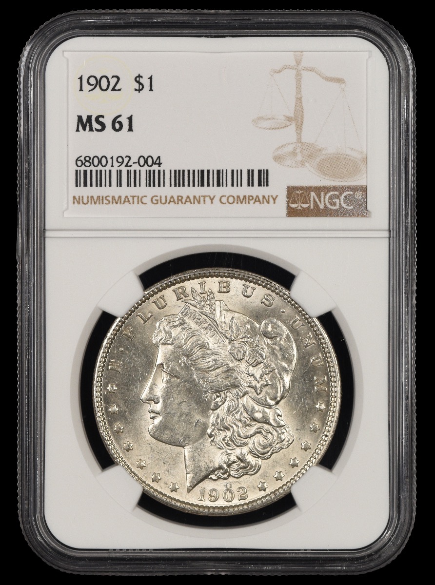 1902 $1 NGC MS61 61
