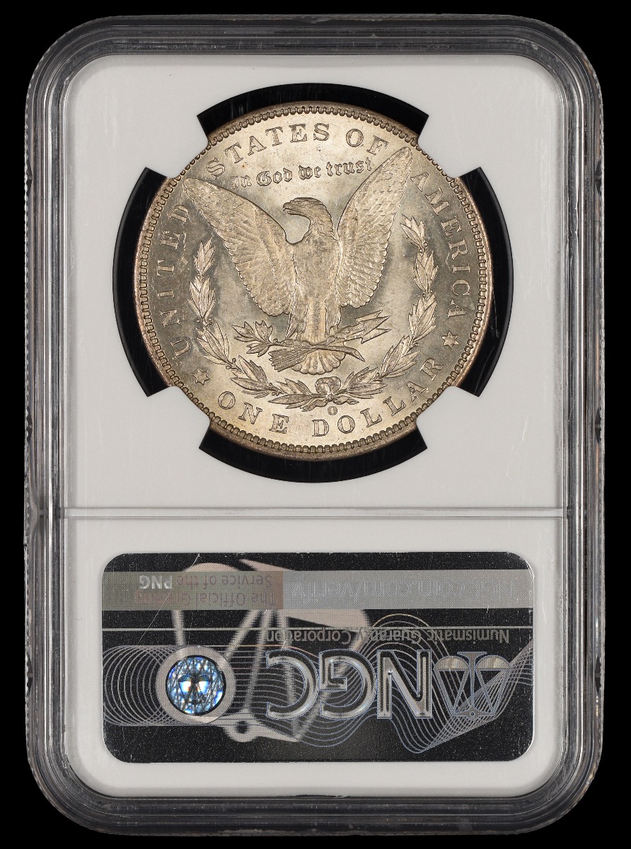 1887 O $1 NGC MS64 MS64