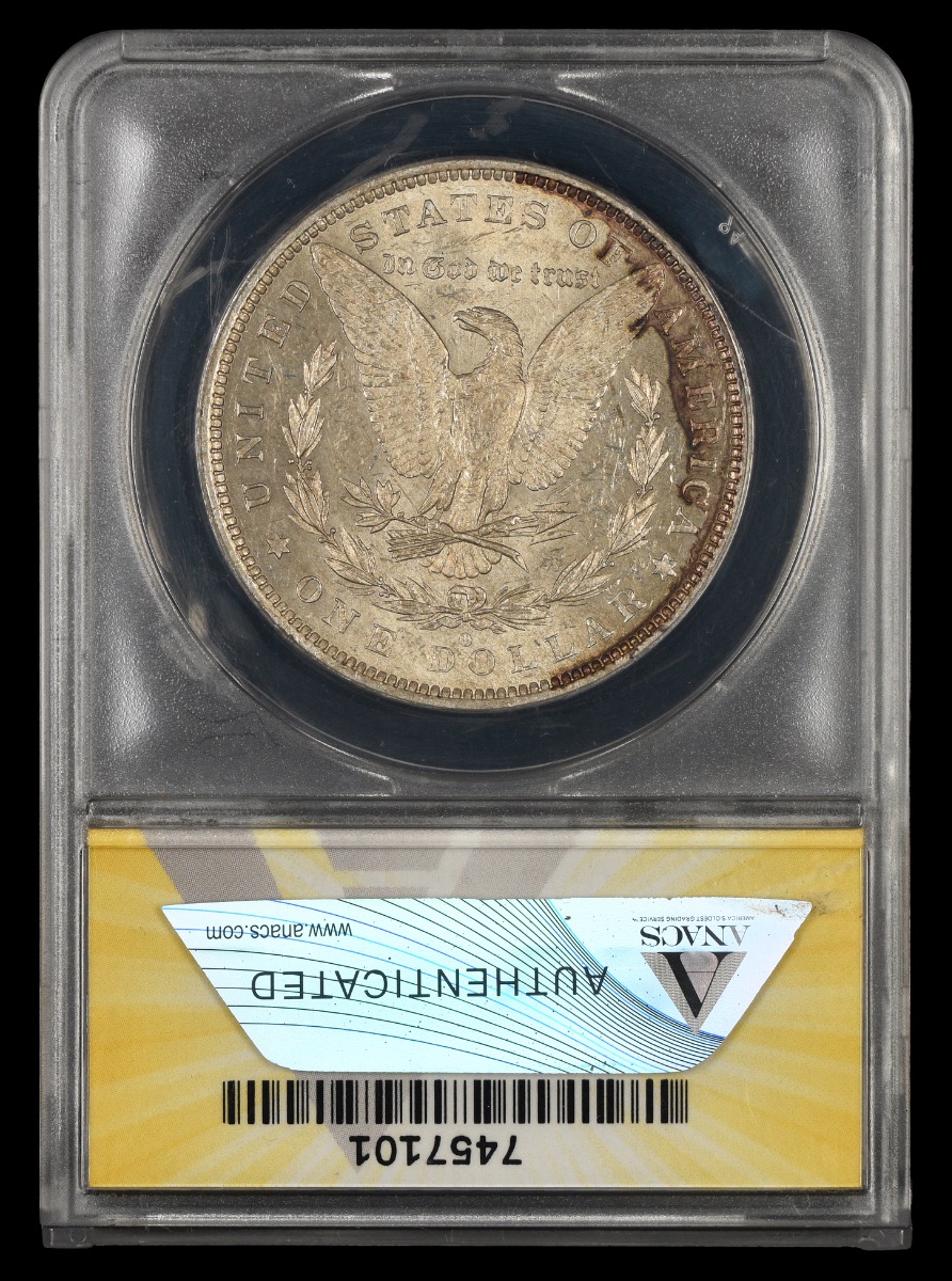 1882 O/S $1 ANACS AU58 VAM-5 EDS Top 100 AU58