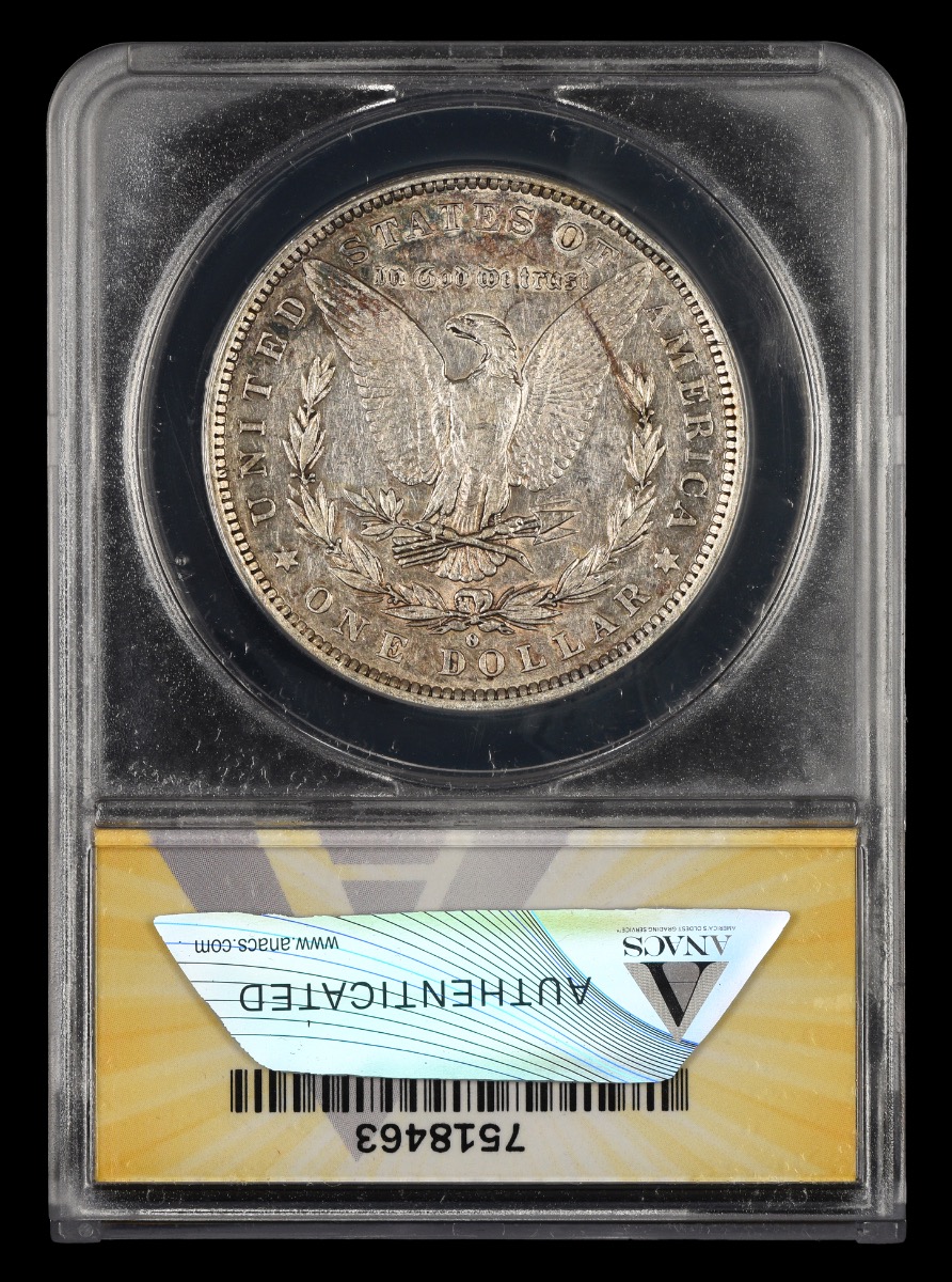 1882 O/S $1 ANACS AU50 VAM-3 Top 100 AU50