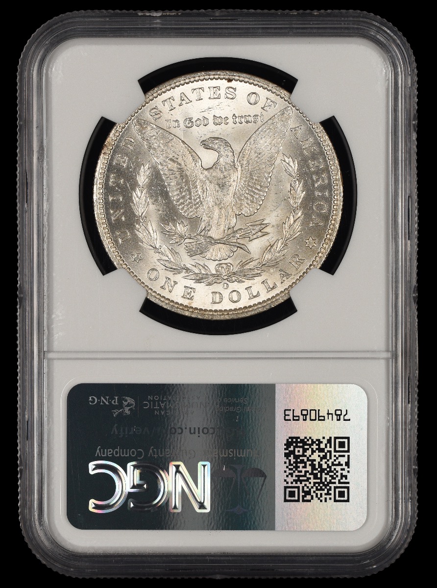 1887-O $1 NGC MS62 MS62