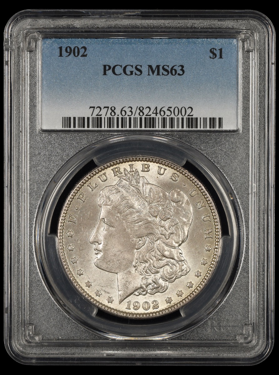 1902 $1 PCGS MS63 MS63