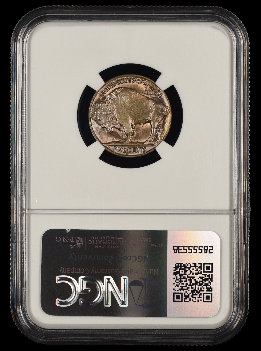 1938 D Buffalo Nickel NGC  MS65