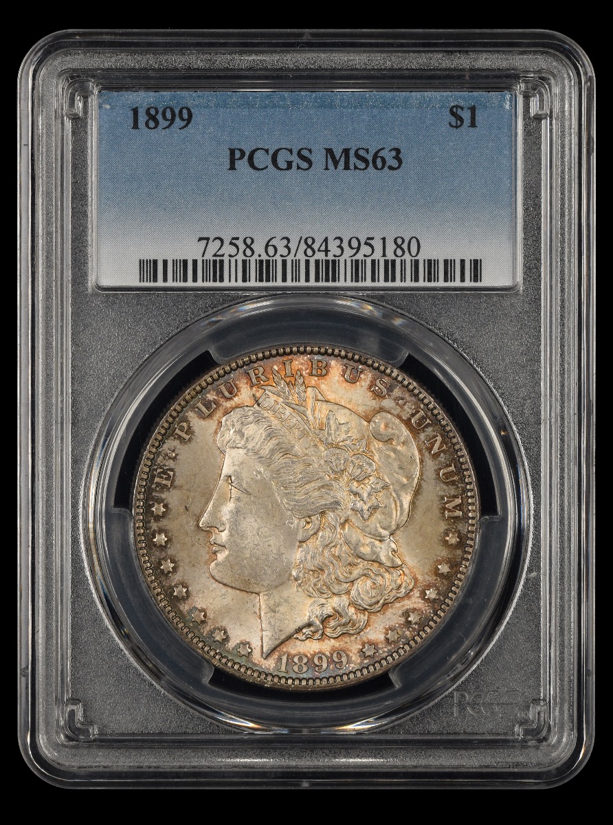 1899 $1 PCGS MS63 63