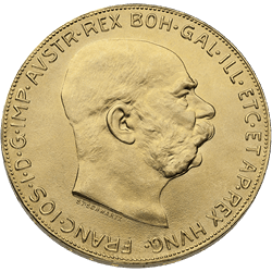 100 CORONA AUSTRIAN GOLD COIN 